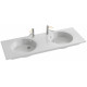 Раковина Jacob Delafon Odeon Rive Gauche EXAS112-Z-00 140 см прямоугольная, цвет белый