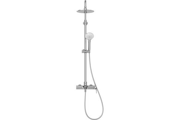 Душевая стойка Jacob Delafon Aleo E97825RU-4-CP хром, штанга 129 см