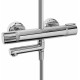 Душевая стойка Jacob Delafon Atom E26237-CP хром, штанга 156.2 см
