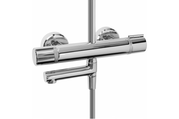 Душевая стойка Jacob Delafon Atom E26238-CP хром, штанга 156.2 см