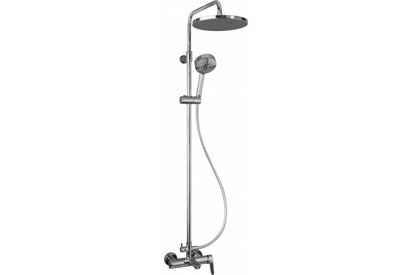 Душевая стойка Jacob Delafon Aleo 2.0 E26809-CP хром, штанга 130 см