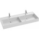 Раковина Jacob Delafon Vivienne EXBL112-00 120 см двойная цвет белый