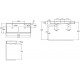 Раковина Jacob Delafon Vivienne EXBL112-00 120 см двойная цвет белый
