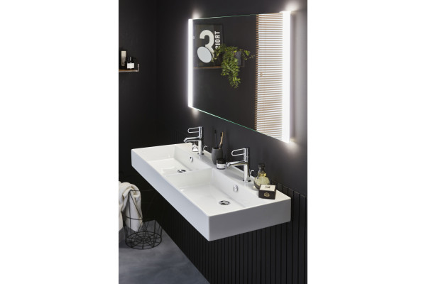 Раковина Jacob Delafon Vivienne EXBL112-00 120 см двойная цвет белый