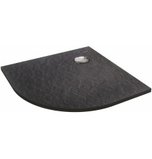 Поддон для душа Jacob Delafon Tolbiac E6D329RU-NGM R 90 черный четверть круга, низкий
