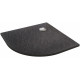 Поддон для душа Jacob Delafon Tolbiac E6D329RU-NGM R 90 черный четверть круга, низкий
