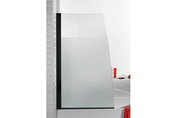 Шторка на ванну Jacob Delafon Serenity E4933-BL распашная, стекло матовое