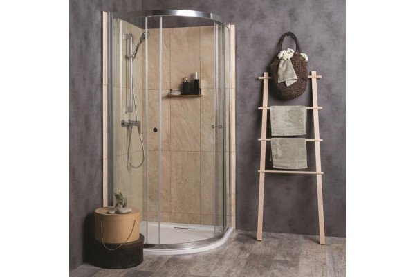 Душевой уголок Jacob Delafon Serenity E14R90-GA 90х90 четверть круга, двери раздвижные