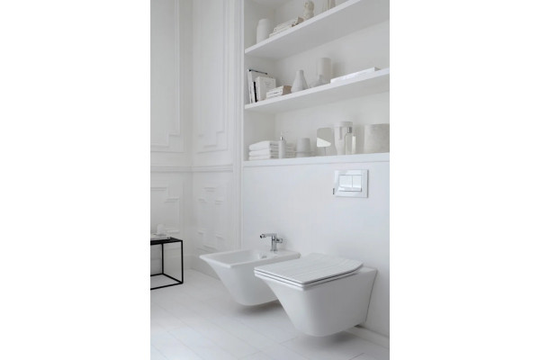 Биде подвесное Jacob Delafon Grands Boulevards EMH0002-00 прямоугольное,  в стиле hi-tech