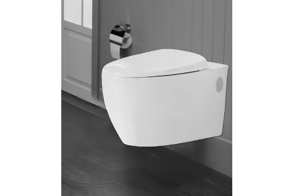 Унитаз подвесной Jaquar Vignette VGS-WHT-81951 белый, овальный, 39x57 см