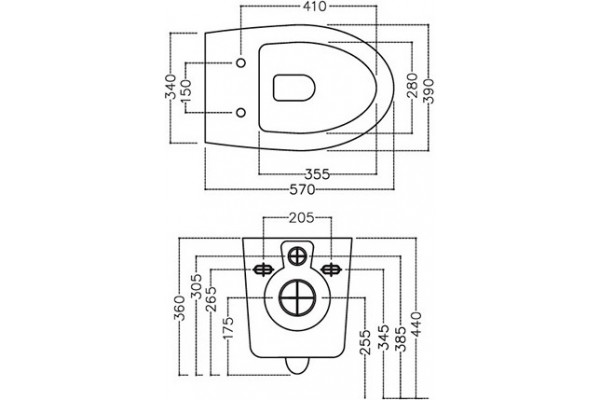 Унитаз подвесной Jaquar Vignette VGS-WHT-81951 белый, овальный, 39x57 см