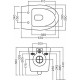 Унитаз подвесной Jaquar Vignette VGS-WHT-81951 белый, овальный, 39x57 см