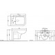 Унитаз подвесной Jaquar Florentine FLS-WHT-5953 белый, 36x54.5 см