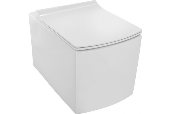 Унитаз подвесной Jaquar Kubix-F KUS-WHT-35953BIUFSM белый, прямоугольный, 36x49 см