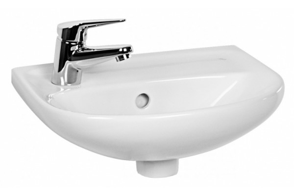 Рукомойник Jika Lyra 40 1527.1 (L) цвет белый, полукруглая, с переливом