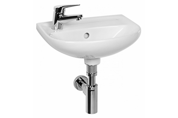 Рукомойник Jika Lyra 40 1527.1 (L) цвет белый, полукруглая, с переливом