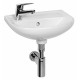 Рукомойник Jika Lyra 40 1527.1 (L) цвет белый, полукруглая, с переливом