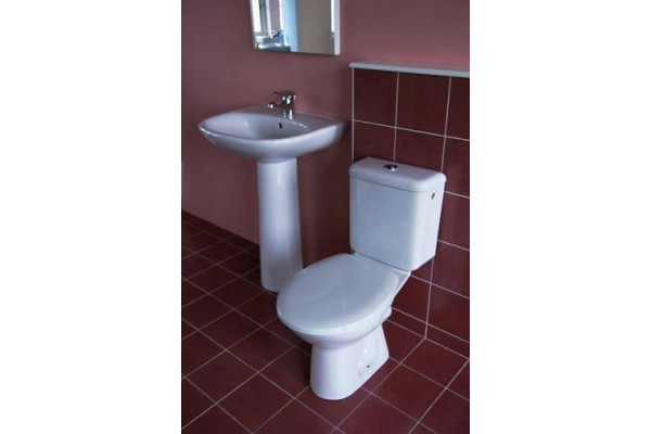 Унитаз-компакт Jika Zeta 2539.6 белый, овальный, 36x64.5 см