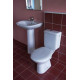Унитаз-компакт Jika Zeta 2539.6 белый, овальный, 36x64.5 см