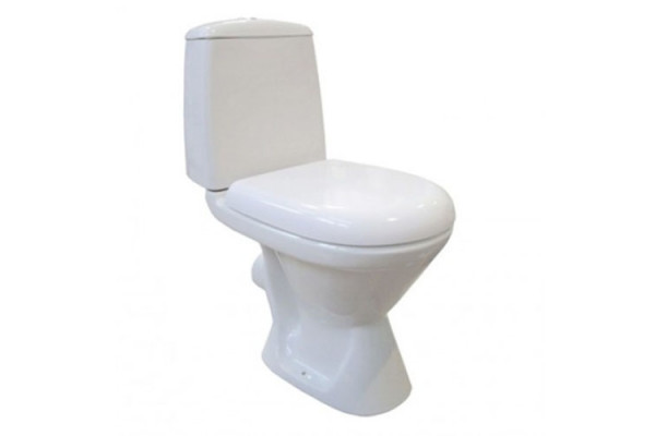 Унитаз напольный JIKA Era с бачком, белый, овальный, 77x34.5 см