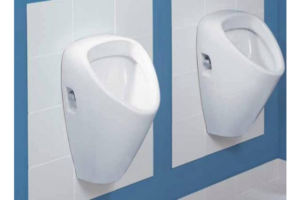 Писсуар Jika Golem со скрытым подводом воды белый, 34x30.5x53.5 см