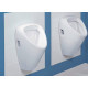 Писсуар Jika Golem со скрытым подводом воды белый, 34x30.5x53.5 см