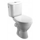 Унитаз-компакт Jika Lyra косой выпуск белый, овальный, 36x63.5 см