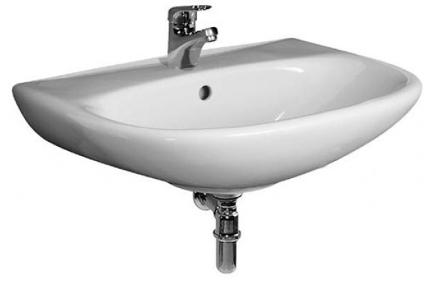Раковина Jika Zeta 60 1039.2 цвет белый, полукруглая, с переливом