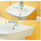 Раковина Jika Zeta 60 1039.2 цвет белый, полукруглая, с переливом