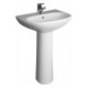Раковина Jika Zeta 60 1039.2 цвет белый, полукруглая, с переливом
