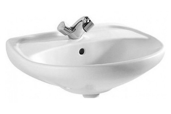 Раковина Jika Lyra 55 1427.1 цвет белый, полукруглая, с переливом