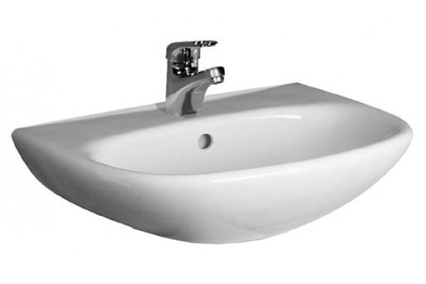Раковина Jika Zeta 50 1039.0 цвет белый, полукруглая, с переливом