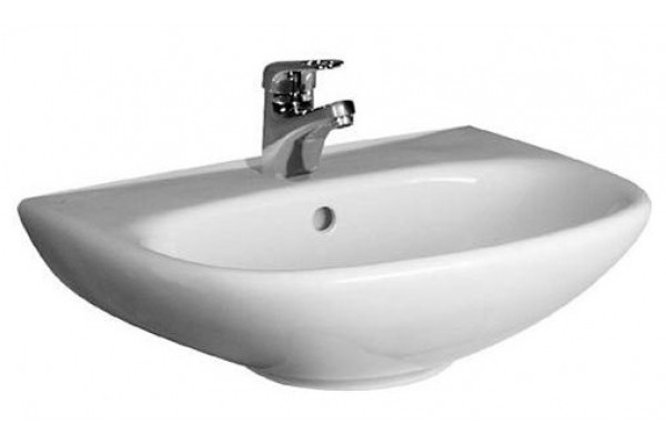 Раковина Jika Zeta 55 1039.1 цвет белый, полукруглая, с переливом