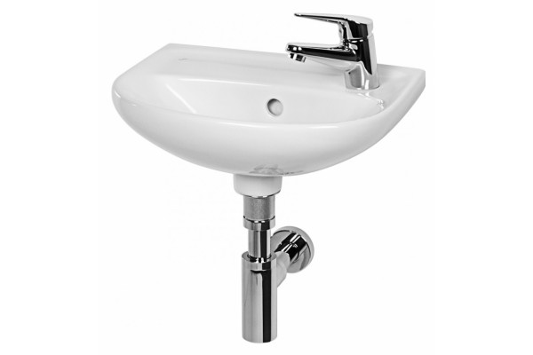 Рукомойник Jika Lyra 40 1527.1 (R) цвет белый, полукруглая, с переливом