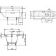 Стальная ванна KALDEWEI Saniform Plus Star 170x75 standard mod. 336 (с отверстиями под ручки) + easy-clean 133600013001