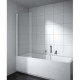 Шторка для ванной Kermi Cada XS CKDFL07516VPK левая 75x160