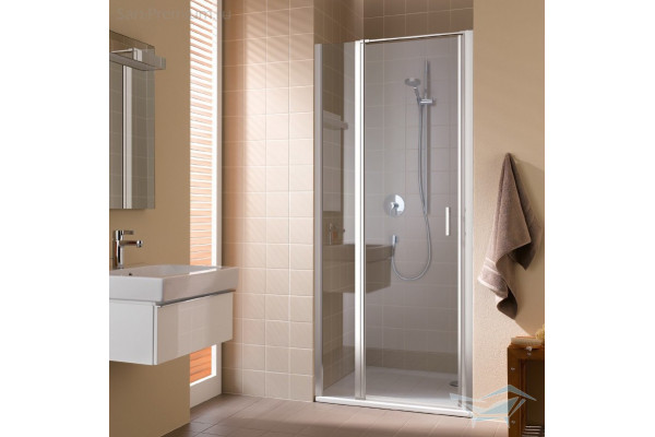 CADA XS CK 1GL 11020 VPK 1-створ. маятниковая дверь 1060-1110/2000 с фикс.панелью, крепление слева, стекло прозр. ESG Clean