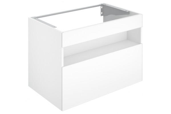 32862300100 STAGELINE Тумба под умывальник 800x625x490 mm, подсветка,розетка+USB/USB-C. 1 выдвижной ящик, пластиковый сифон 1 1/4 x 32, белый/белый
