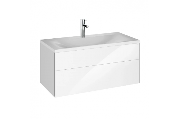 Тумба с раковиной Keuco Royal Reflex 39604210100 белая