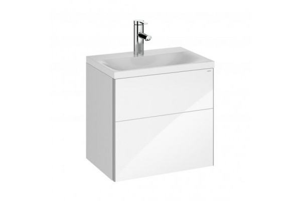 Тумба с раковиной и зеркалом Keuco Royal Reflex 39601211102 белая