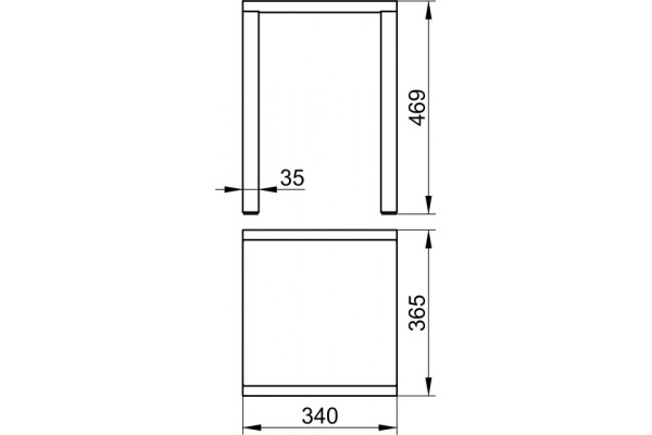 Табурет для ванной Keuco Plan 14982010037