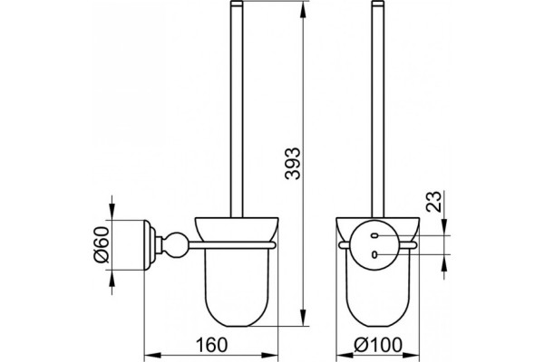 Ёршик Keuco Astor 02164019000 хром