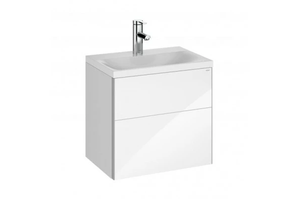 Тумба с раковиной и зеркалом Keuco Royal Reflex 39601211101 белая