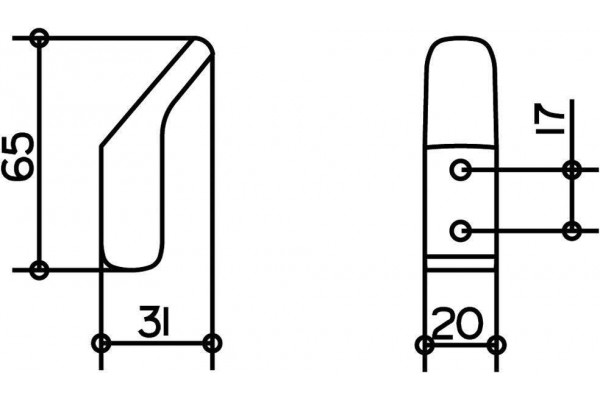 Крючок Keuco Collection Moll 12715010000