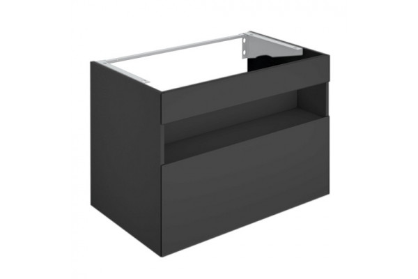 32862970100 STAGELINE Тумба под умывальник 800x625x490 mm,подсветка, розетка + USB/USB-C, 1 выдвижной ящик, сифон 1 1/4 x 32, Вулканит/Вулканит