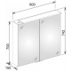Зеркальный шкаф Keuco Royal L1 13603171301