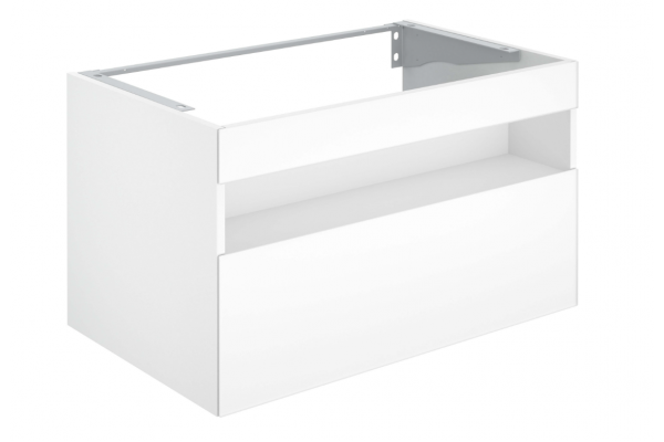 32872300100 STAGELINE Тумба под умывальник 1000x625x490 mm, 1 выдвижной фронтальный ящик, вкл. пластиковый сифон 1 1/4 x 32, белый/белый
