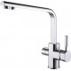 Смеситель Kaiser Decor 40144 для кухонной мойки, хром, однорычажный, высота излива 28.8 см