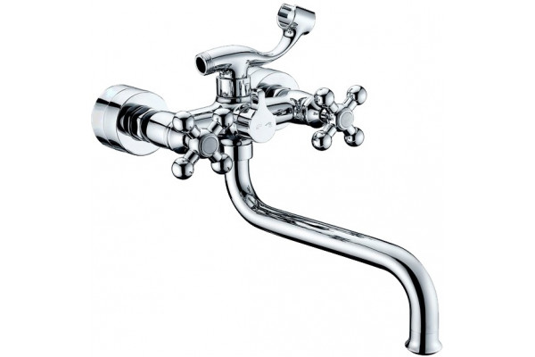 Смеситель Kaiser Carlson Lux 11255 для ванны с душем, двухвентильный, хром