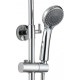 Душевая стойка Kaiser Guss 68182 хром, штанга 165 см